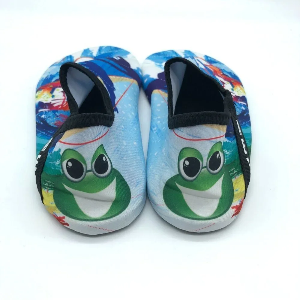 Met Boys Girls Water Shoes Fabric Lightweight Surfing Frog 34/35 US 2/3